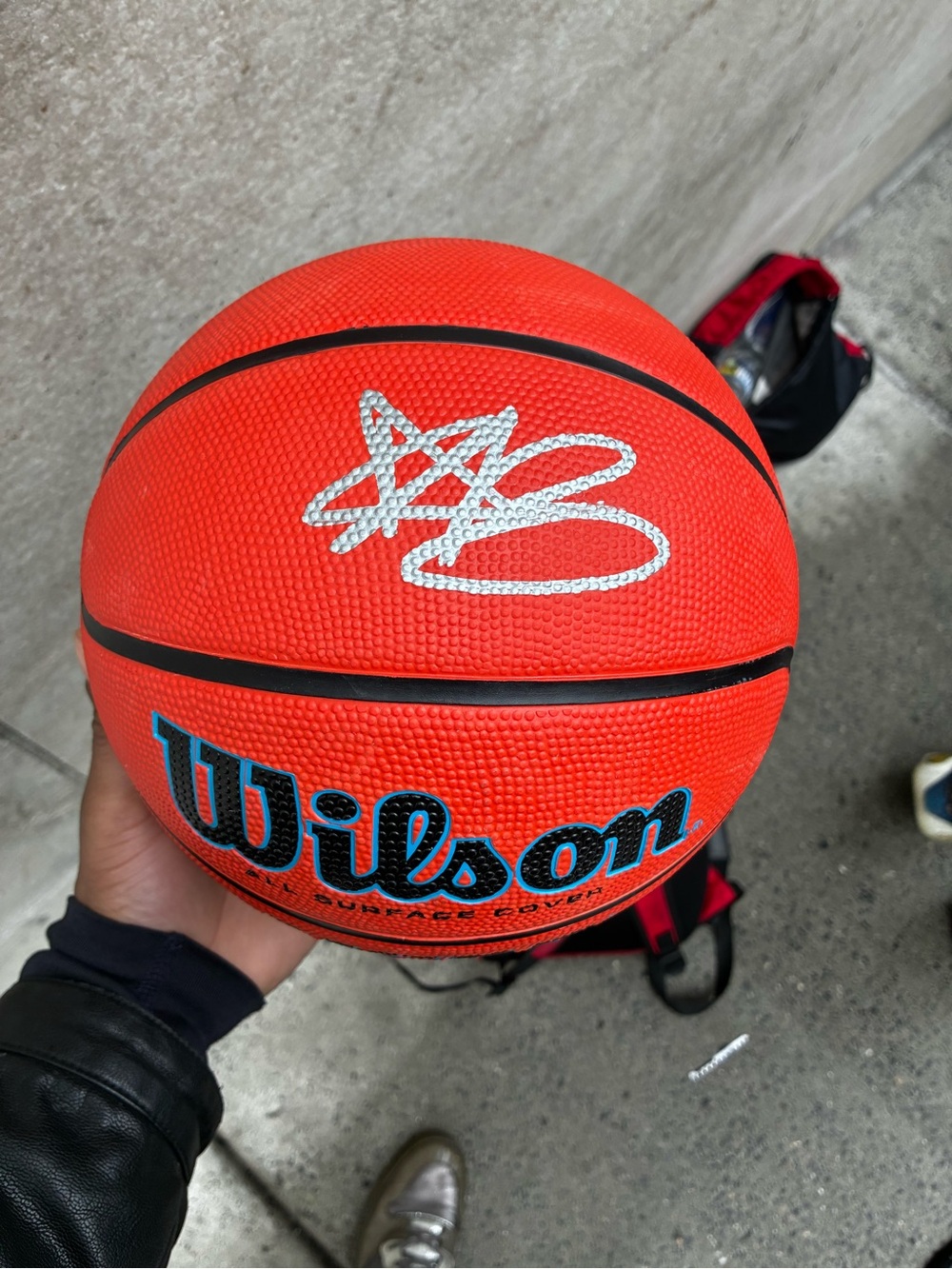 Ace Bailey Utah Jazz Autographed ball 5inch